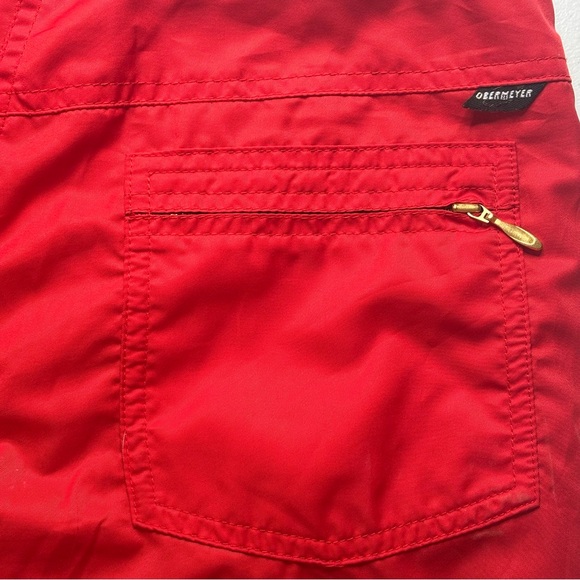 EUC! Obermeyer Red Ski Pants Women’s Sz 6 Snow Snowboard Ski Waterproof - Picture 7 of 15